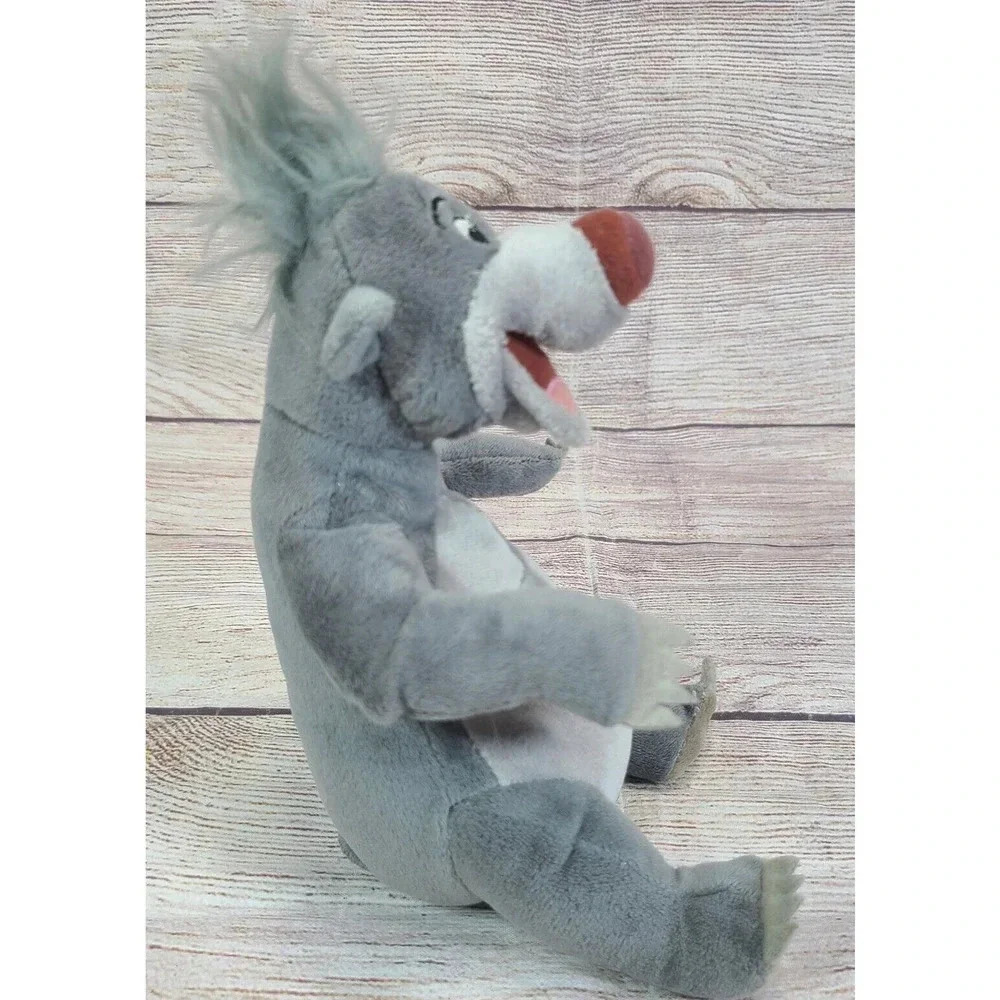 Disney Store The Jungle Book Plush Baloo Stuffed Animal Toy Bear Gray 7" - Picture 2 of 6